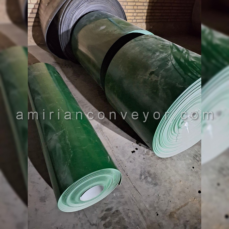 تسمه نقاله 2 لایه نخ PVC ضخامت 2mm عرض 20cm